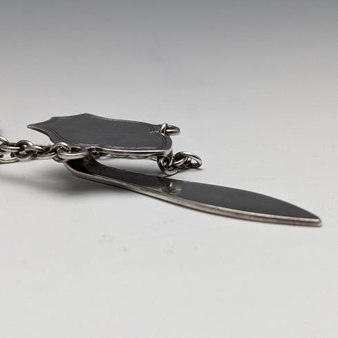 1901 年英國古董純銀 Chatelaine 眼鏡盒 Hilliard and Thomason